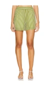 Kule The Reine Shorts In Grass & White