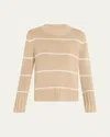 Kule The Tatum Striped Cotton Sweater In Multi