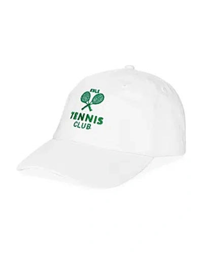 Kule The Tennis Kap Baseball Cap In White/green