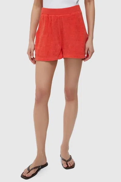 Kule The Terry Venus Short In Poppy In Orange