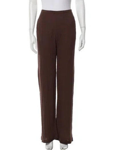 Pre-owned Kule Tweed Pattern Pajamas In Brown