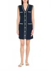 Kule Virginie Dress In Navy In Blue