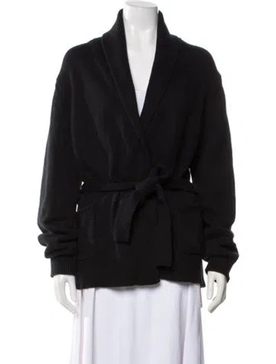 Pre-owned Kule V-neck Sweater In Black