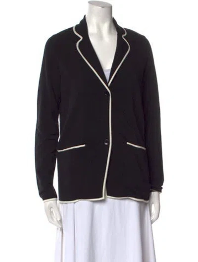 Pre-owned Kule V-neck Sweater In Black