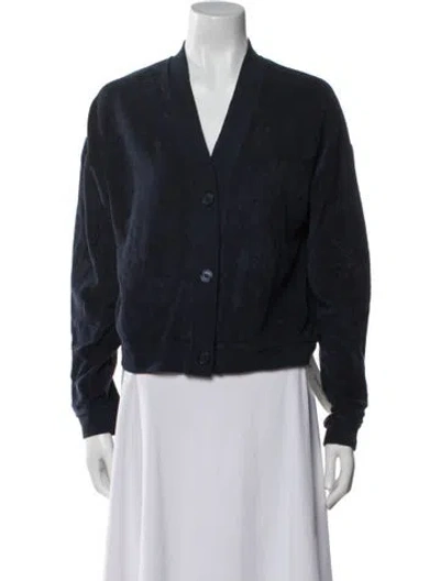 Pre-owned Kule V-neck Sweater In Blue