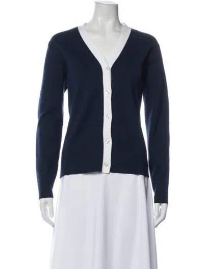 Pre-owned Kule V-neck Sweater In Blue