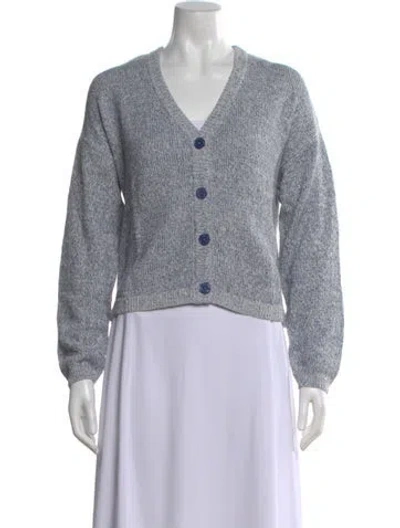 Pre-owned Kule V-neck Sweater In Blue