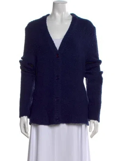 Pre-owned Kule V-neck Sweater In Blue