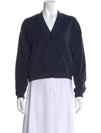 Pre-owned Kule V-neck Sweater In Blue
