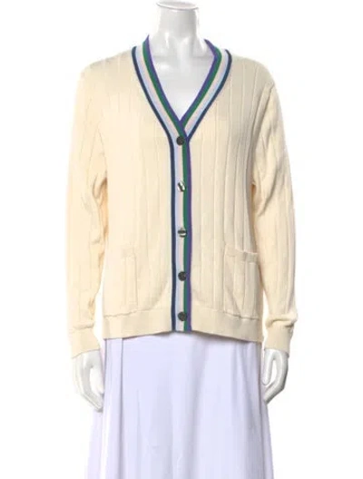 Pre-owned Kule V-neck Sweater In Neutral