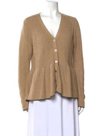 Pre-owned Kule V-neck Sweater In Neutral