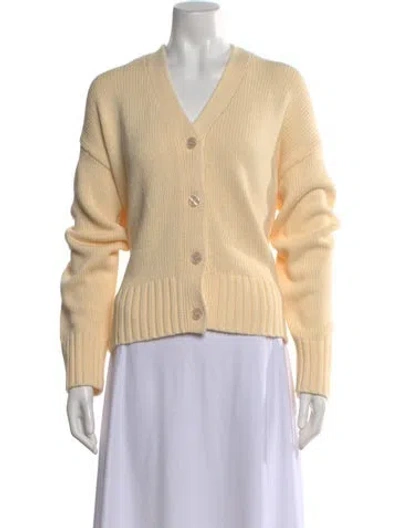 Pre-owned Kule V-neck Sweater In Neutral