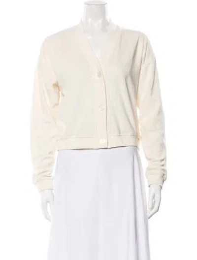Pre-owned Kule V-neck Sweater In Neutral