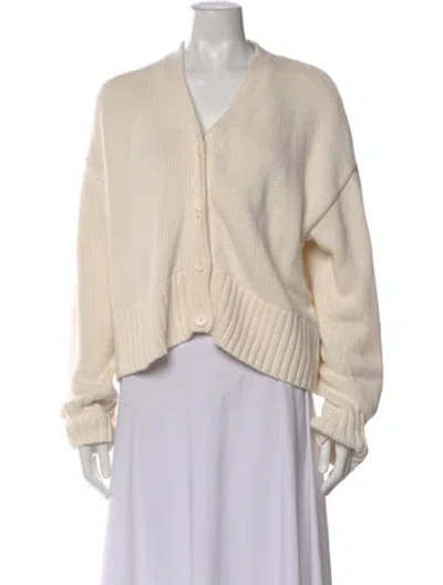 Pre-owned Kule V-neck Sweater In Neutral
