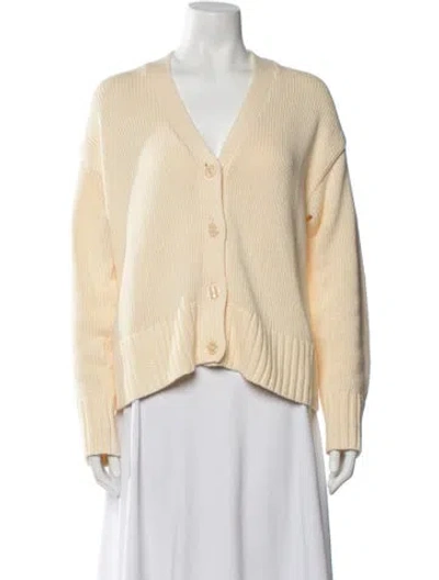 Pre-owned Kule V-neck Sweater In Neutrals