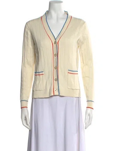 Pre-owned Kule V-neck Sweater W/ Tags In Neutral