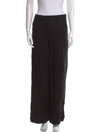 Pre-owned Kule Wide Leg Pants In Black
