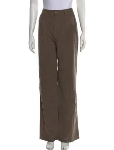 Pre-owned Kule Wide Leg Pants In Brown