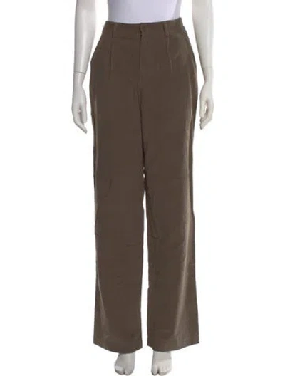 Pre-owned Kule Wide Leg Pants In Brown