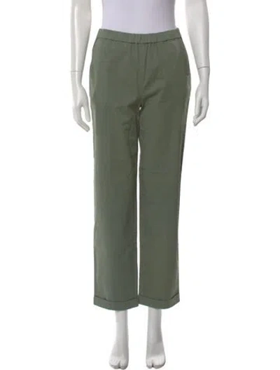 Pre-owned Kule Wide Leg Pants In Green