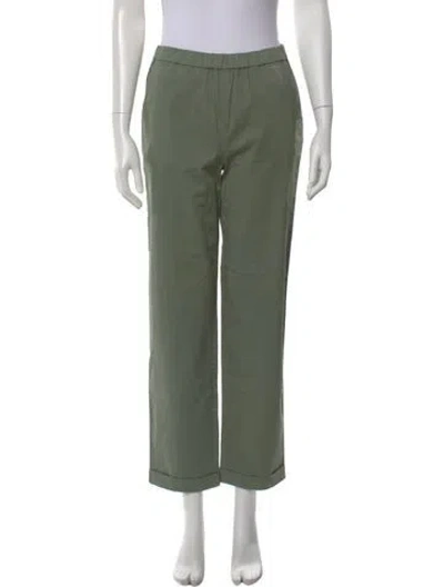 Pre-owned Kule Wide Leg Pants In Green