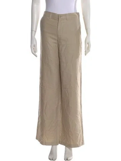 Pre-owned Kule Wide Leg Pants In Neutral