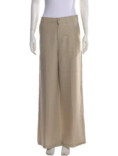Pre-owned Kule Wide Leg Pants In Neutral