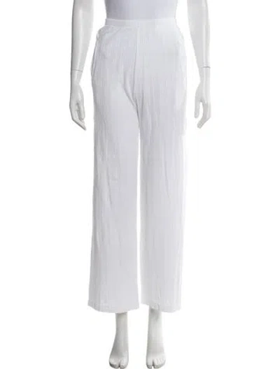 Pre-owned Kule Wide Leg Pants In White