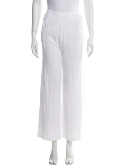 Pre-owned Kule Wide Leg Pants In White