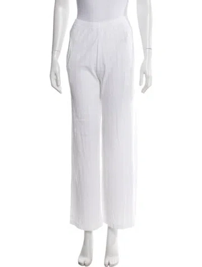 Pre-owned Kule Wide Leg Pants In White