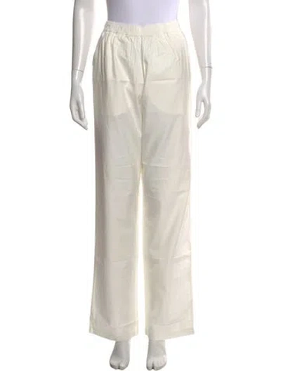 Pre-owned Kule Wide Leg Pants In White