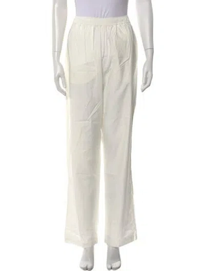 Pre-owned Kule Wide Leg Pants In White