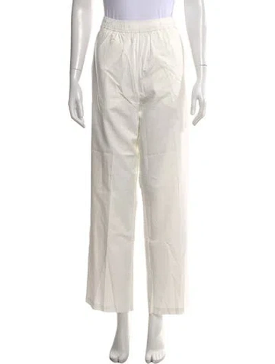 Pre-owned Kule Wide Leg Pants In White