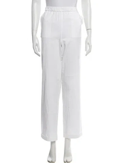 Pre-owned Kule Wide Leg Pants In White
