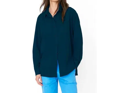 Kule Women's The Blanca Top In Navy In Blue