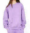 Kule The Oversized Spongee Sweatshirt In Purple