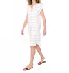 Kule Women's The Rhoda In Cream Multi Stripe In White