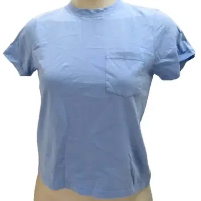 Kule Women's The Wynn Short Sleeve Baby Tee In Blue