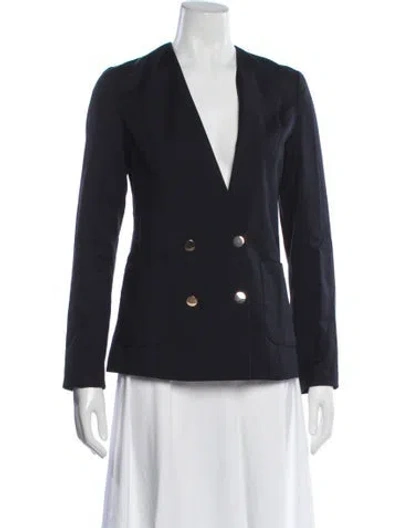 Pre-owned Kule Wool Blazer In Blue