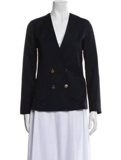 Pre-owned Kule Wool Blazer W/ Tags In Blue