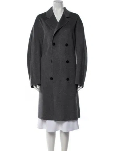 Pre-owned Kule Wool Coat In Grey