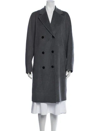 Pre-owned Kule Wool Coat In Grey