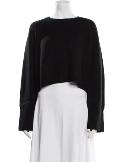 Pre-owned Kule Wool Crew Neck Sweater In Black