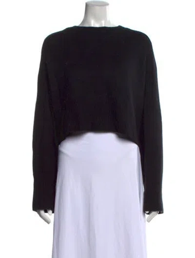 Pre-owned Kule Wool Crew Neck Sweater In Black