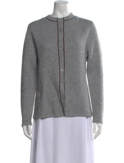 Pre-owned Kule Wool Crew Neck Sweater In Gray