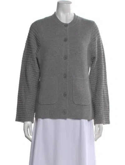 Pre-owned Kule Wool Crew Neck Sweater In Gray