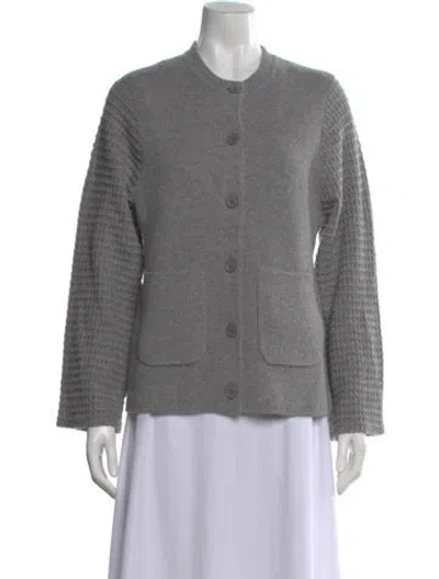 Pre-owned Kule Wool Crew Neck Sweater In Gray