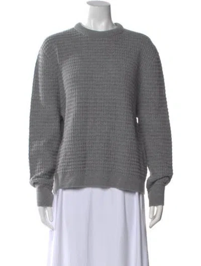 Pre-owned Kule Wool Crew Neck Sweater In Gray