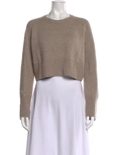 Pre-owned Kule Wool Crew Neck Sweater In Neutral