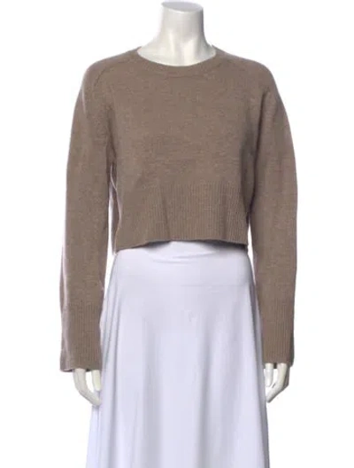 Pre-owned Kule Wool Crew Neck Sweater In Neutral